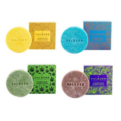 Pachet 4 șampoane exotice solide: Acid, Luxe, Sunrise și Hemp - 200 g foto
