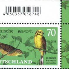 GERMANIA 2019 EUROPA CEPT - PASARI -serie 1 timbru Mi.3463 MNH**