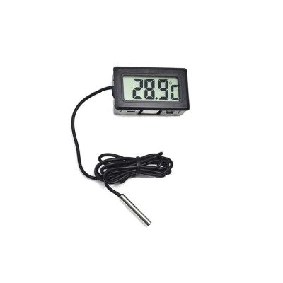 Termometru digital LCD de panou cu sonda foto