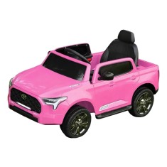 Masinuta electrica pentru copii, Toyota Tundra I-max Force, 12V 80W, echipata premium, roz