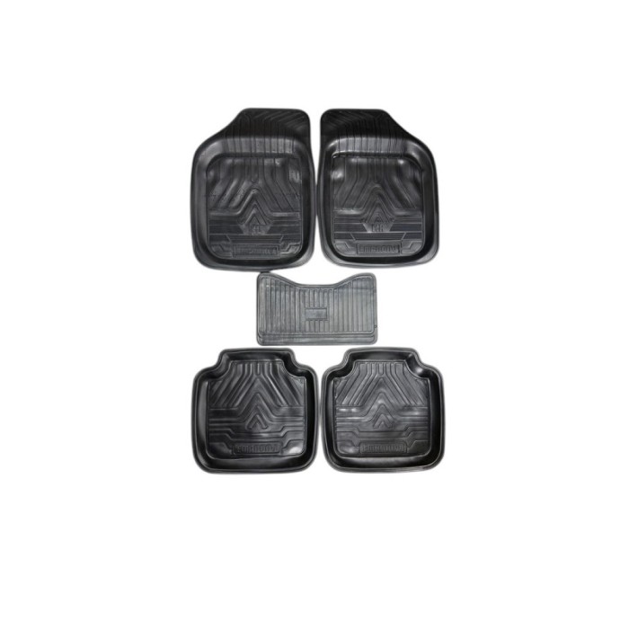 Covoare cauciuc auto universale pentru interior tip tavita 5 piese
