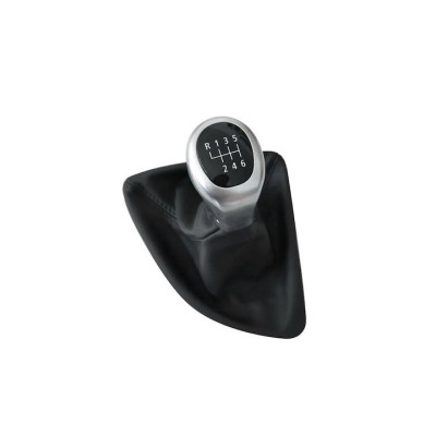 Nuca schimbator de viteze cu manson BMW 1 E87, Negru, 6 trepte foto