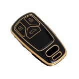Cumpara ieftin Husa de protectie Premium pentru cheie AUDI, material TPU de inalta calitate, compatibila cu A1, A3, A4, A5, Q3, Q5, Q7, TT, S-line, RS, Allroad ( 201