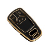 Husa de protectie Premium pentru cheie AUDI, material TPU de inalta calitate, compatibila cu A1, A3, A4, A5, Q3, Q5, Q7, TT, S-line, RS, Allroad ( 201