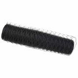 VidaXL Gard hexagonal Gri 0.5 x 50 m Oțel