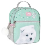 Rucsac pentru gradinita cu 1 compartiment, model Doggy,verde deschis,20x9x25 cm