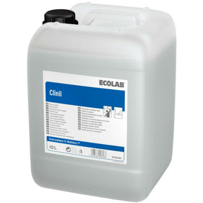 Detergent Lichid de Sticla Clinil Ecolab, 10 L, Detergent pentru Sticla, Detergent Lustruire Sticla, Detergent Curatare Sticla, Detergenti pentru Stic foto