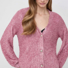 Morgan cardigan femei, culoarea roz, light