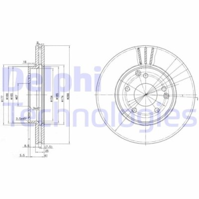 Delphi Disc frana foto