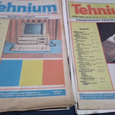 LOT 12 REVISTE TEHNIUM 1989 ETC