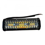 Proiector AutoREY&reg; Premium, LED Bar Stroboscop 180W si 12.000 Lumeni cu 5 Functii, Lumina Alba si Galbena, 12-24V, Gabarit, Utilaje, Off-Road, Utilaje