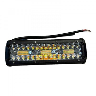 Proiector AutoREY&amp;reg; Premium, LED Bar Stroboscop 180W si 12.000 Lumeni cu 5 Functii, Lumina Alba si Galbena, 12-24V, Gabarit, Utilaje, Off-Road, Utilaje foto