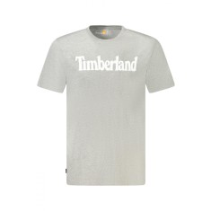 Timberland Tricou TFO SS Linear Tea barbati, cu imprimeu, Regular fit, Gri deschis, S