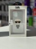 Husa iPhone 12 Mini Karl Lagerfeld Glitter Ikonik KLHCP12SPCUTRIKSL Protectie Socuri Praf Umiditate PC PU Design Elegant