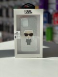 Husa iPhone 12 Mini Karl Lagerfeld Colectia Glitter Ikonik - KLHCP12SPCUTRIKSL