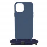 Cumpara ieftin Husa pentru iPhone 12 Pro Max, Techsuit Crossbody Lanyard, Blue