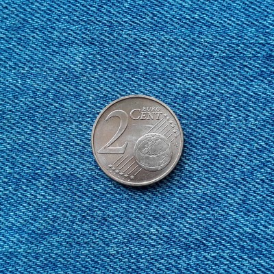 1r - 2 euro cent 2002 Austria / eurocent foto
