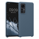 Husa Kwmobile pentru Xiaomi 12/12X, Silicon, Albastru, 56210.202, Carcasa