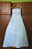 Rochie mireasa tip A, alba foto