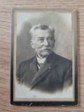 Fotografie cdv, atelier Adele Bacau, colonel G&acirc;rleanu, posibil tatal lui Emil G&acirc;rleanu