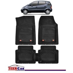 Covorase Auto TeamCar&reg; Tip Tavita Compatibile Mercedes-Benz A-Class W168 (1997&ndash;2004) Negru Material Rezistent