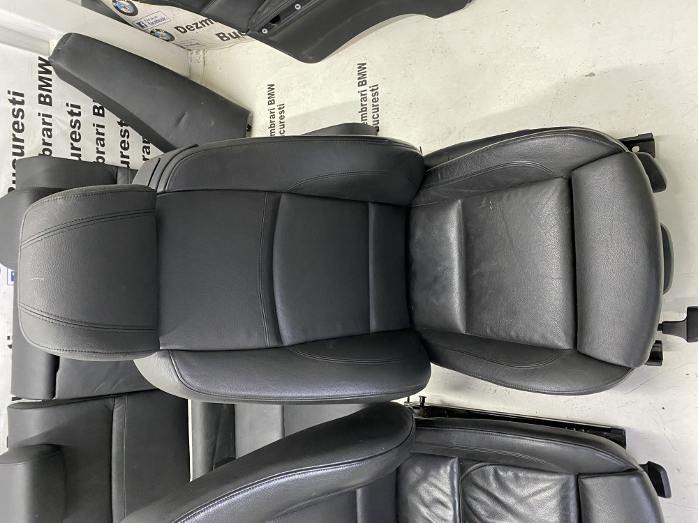 Scaune interior sport Recaro piele neagra cu incalzire BMW E92 | Okazii.ro
