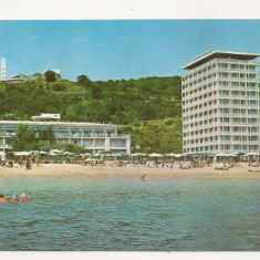 BG1- Carte Postala- BULGARIA- Zlatni Piasatzi, Hotel Berlin, circulata 1973