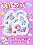 Cumpara ieftin Carte Cu Activități Și Abțibilduri 3D: Unicorni, - Editura Flamingo