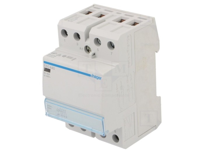 Contactor 4-poli 40A 230VAC