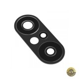 Geam Camera Spate Xiaomi Poco F3 Negru, Aftermarket