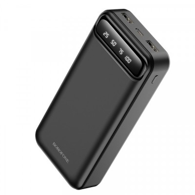 Baterie Externa Borofone BJ14A Freeway, 20000mAh, 10W, 2 x USB-A, Neagra foto