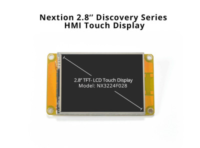 Ecran display lcd 2.8&amp;quot; Nextion XD HMI USART GPU serial cu Touch screen foto