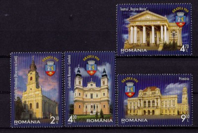 RO 2013 LP 1991 &amp;quot;Oradea-900 ani de atestare &amp;quot; , serie. , MNH foto