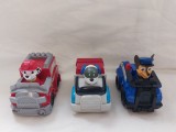 Set 3 masinute Paw patrol ,originale, Chase Marshall si Robodog