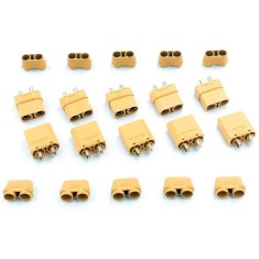Conector Amass XT90 pachet de 5 conectori tata si 5 conectori mama foto