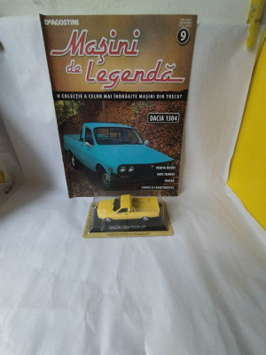 bnk jc Revista Masini de legenda 9 - Dacia 1304 - macheta + revista foto