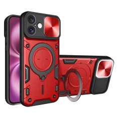 Husa iPhone 16 Plus Techsuit CamGuard Pro, rosu foto