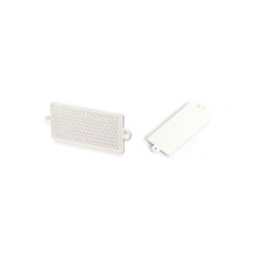 Catadioptru Dreptunghiular 49U Up-105X48 Alb Was