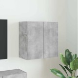 vidaXL Dulap TV de perete Pe perete Gri din beton 59,5 x 31 x 60 cm 892352