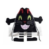 Cumpara ieftin Saculet dulciuri Halloween textil multicolor cm 21,5 x 20 H
