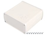 Carcasă universală aluminiu gri TEKAM 106x110x45mm