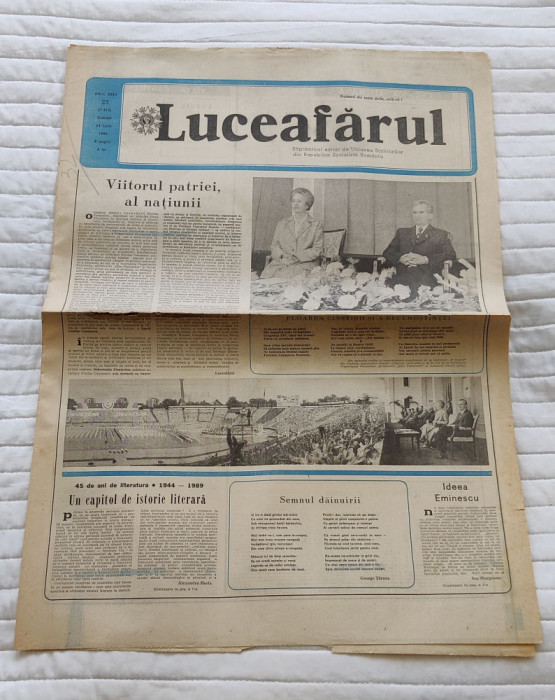 Ziarul LUCEAFĂRUL (24 iunie 1989) Nr. 25