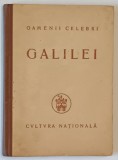 GALILEO GALILEI SI RENASTEREA STIINTIFICA - de OCTAV ONICESCU , 1923