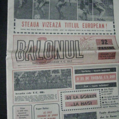 FC Olt Scornicesti - Supliment program / Revista Balonul - anii 80