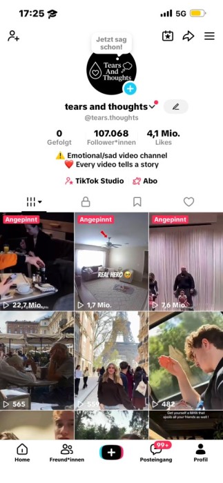 Cont tiktok 107k