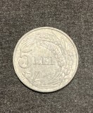 Moneda 5 lei 1942 Romania