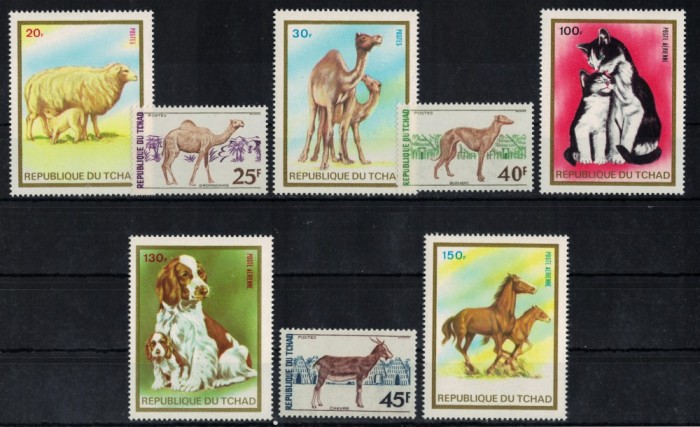 CIAD 1972/1973 - Animale domestice / serii MNH (cota Michel 18&euro;)