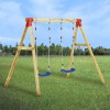 VidaXL Set de leagăne, 230 x 130 x 166 cm, lemn de pin