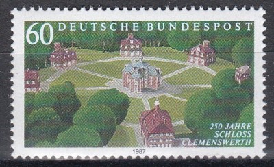 Germania 1987 - Castelul Clemenswerth - 250 de ani de existenta, MNH foto