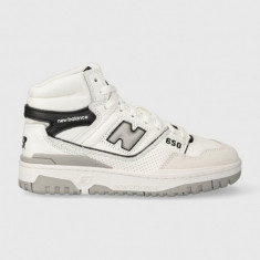 New Balance sneakers BB650RWH culoarea alb